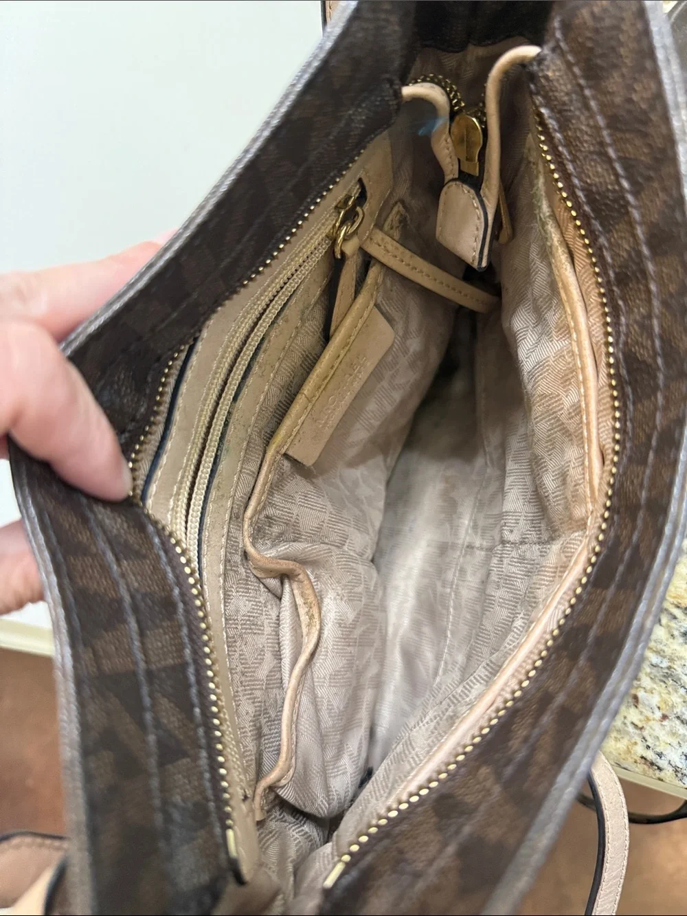 Michael Kors compact crossbody